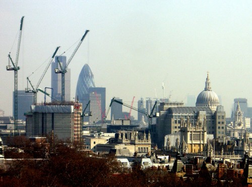 London Skyline with Wren's cathedral at right (Courtesy James Cridland/flickr)