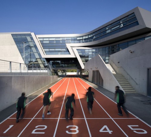 Zaha Hadid's Evelyn Grace Academy. (Courtesy Zaha Hadid Architects)