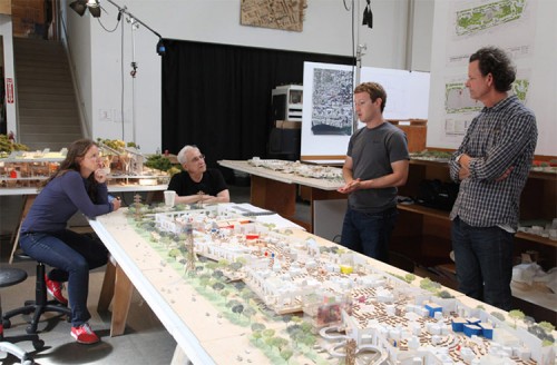 Frank Gehry's plans for a new Facebook campus. (Courtesy Gehry Partners)