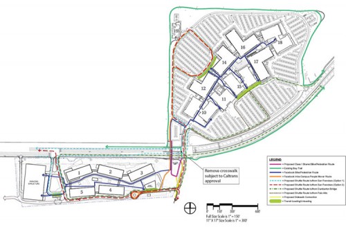 Frank Gehry's plans for a new Facebook campus. (Courtesy Gehry Partners)