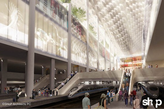 Penn Station proposal from SHoP Architects.