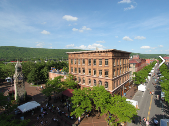 Market Street in Corning, New York is considered a Great Street by the American Planning Association (Brad Zehr)