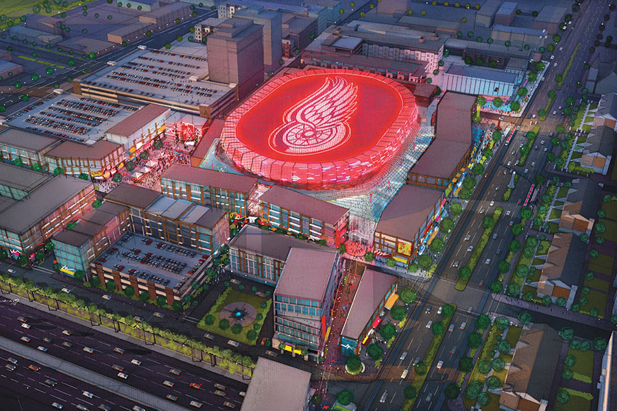 Inside look at Red Wings new Little Caesar's Arena - Sports Illustrated