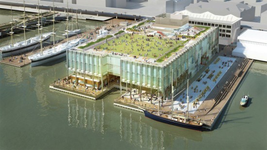 Pier 17, sans pergola (Courtesy SHoP)