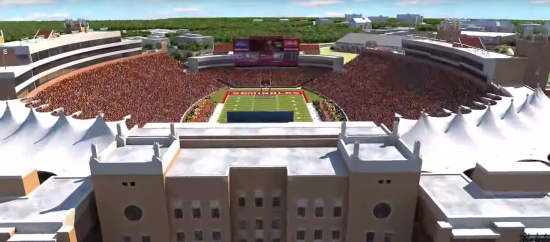 The Florida Seminoles' new stadium design doubles down on racism. (Courtesy Champions Campaign)