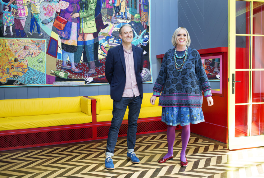 Charles Holland and Grayson Perry (Courtesy Jack Hobhouse)