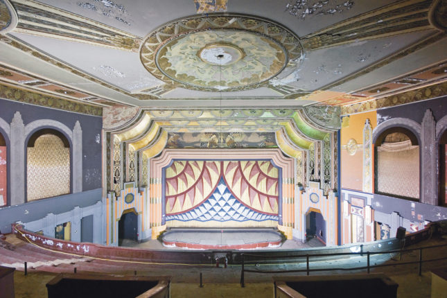 The art deco Boyd Theater (1928) is one of the most recent losses for Philadelphia’s preservation community. The 1920s movie palace was one of the last of its kind in the city. (Chandra Lampreich)