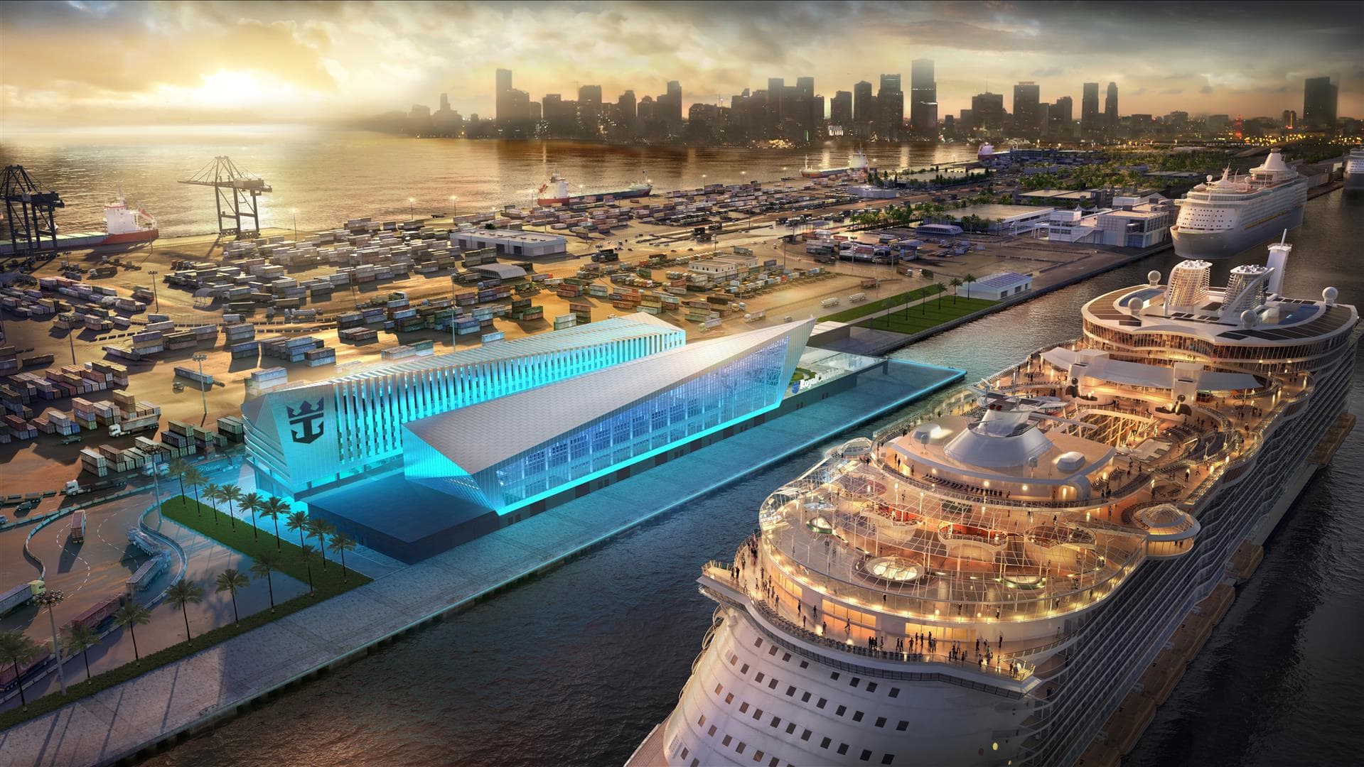 Broadway Malyan reveals Royal Caribbean cruise terminal in Miami