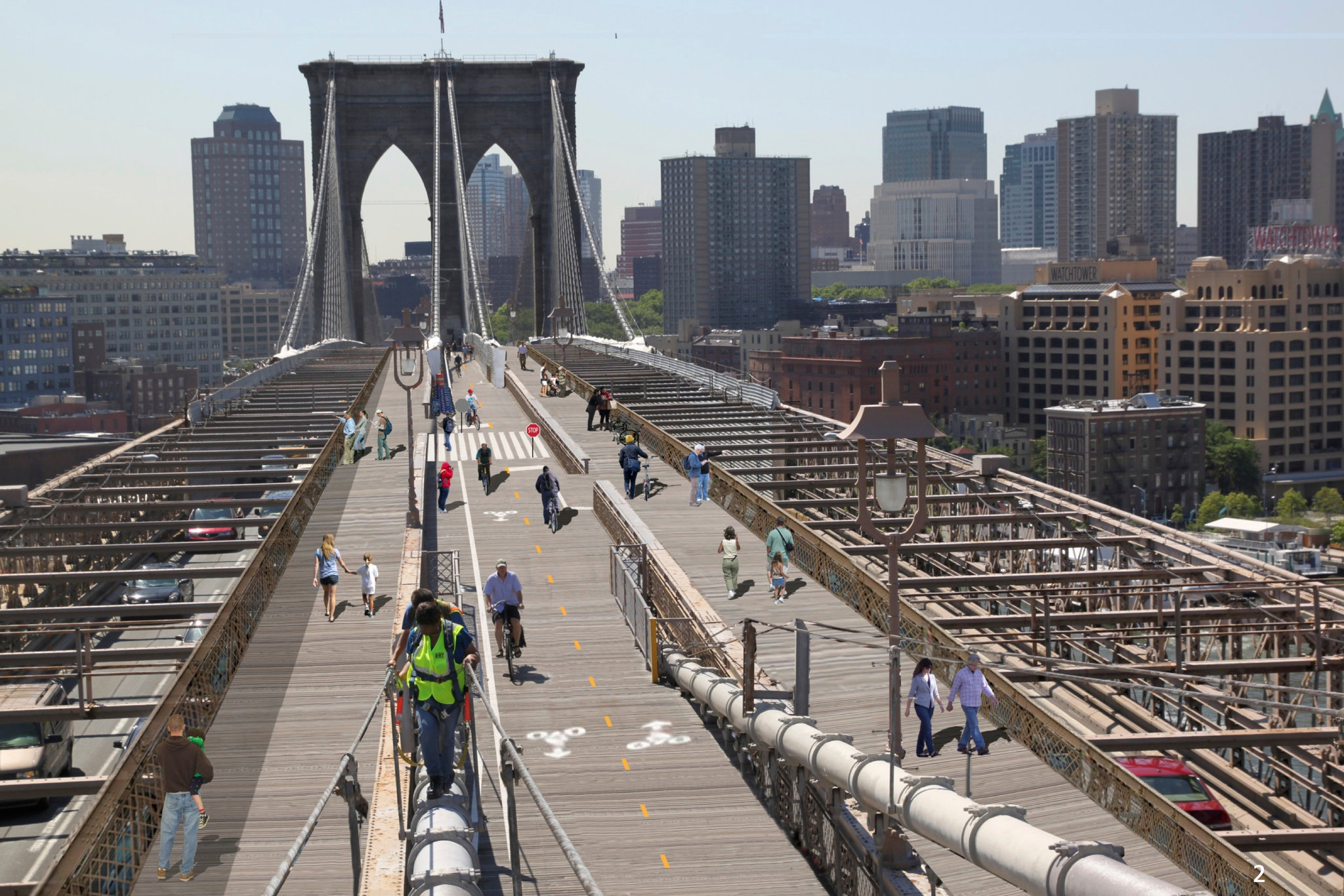 NYC DOT Plans Brooklyn Bridge Expansion   00BRIDGE2 SuperJumbo 