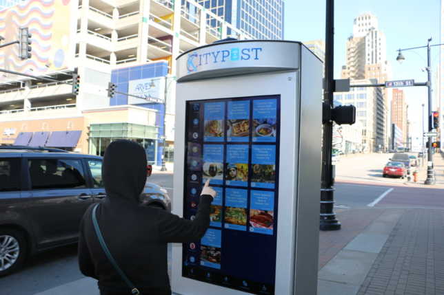 Smart City Media also designed the City Post kiosks now installed in Kansas City, Missouri. (Daniel Boothe via Flatland)
