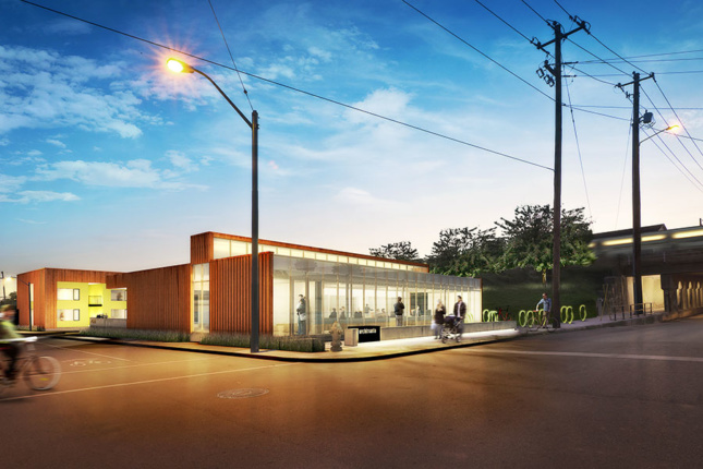 Local firm archimania is building Tennessee’s first net-zero office building. The complex, which includes a six-unit apartment building, is intended to carry downtown’s energy further south. (Courtesy Archimania)