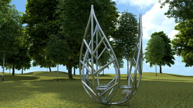Musa Hixson, “The Conversation Sculpture” in Herbert Von King Park.