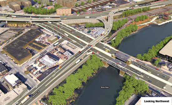 Reconstruction of Sheridan Expressway ( Courtesy NY Department of Transportation) 