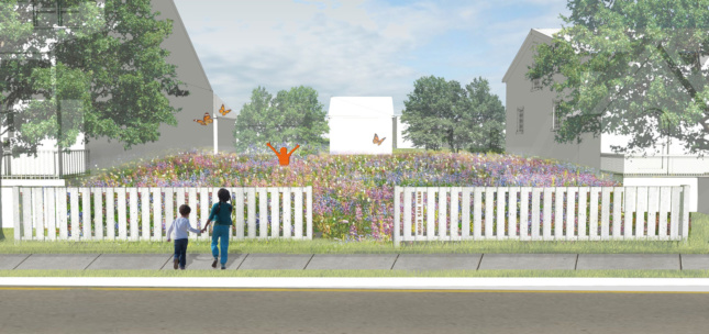 Vacant lot in the Fitzgerald neighborhood will be transformed in to civic space and productive landscapes over the next tow years. (City of Detroit)(City of Detroit)