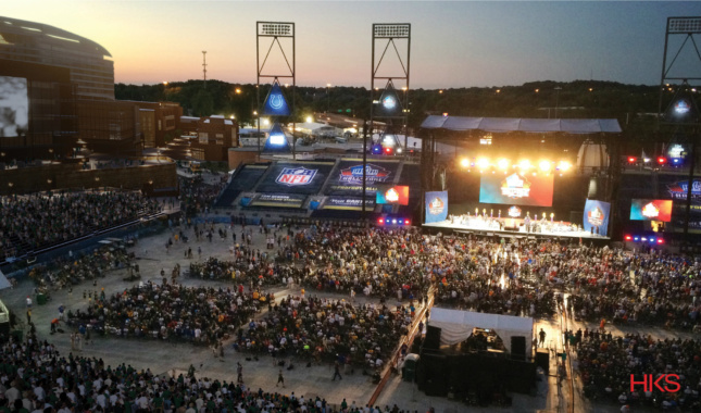 HKS Architect for Tom Benson Hall of Fame Stadium Mark Williams leads LA  Stadium