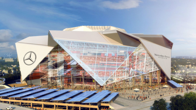 HOK's Mercedes-Benz Stadium Will Be the First LEED Platinum-Certified Pro  Sports Stadium in the US