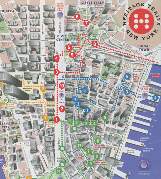 walking map of manhattan Skyscraper Museum Releases Interactive Lower Manhattan Walking Map walking map of manhattan