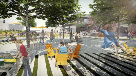 Plazas new and old are poised to reshape L.A.’s urban outdoors