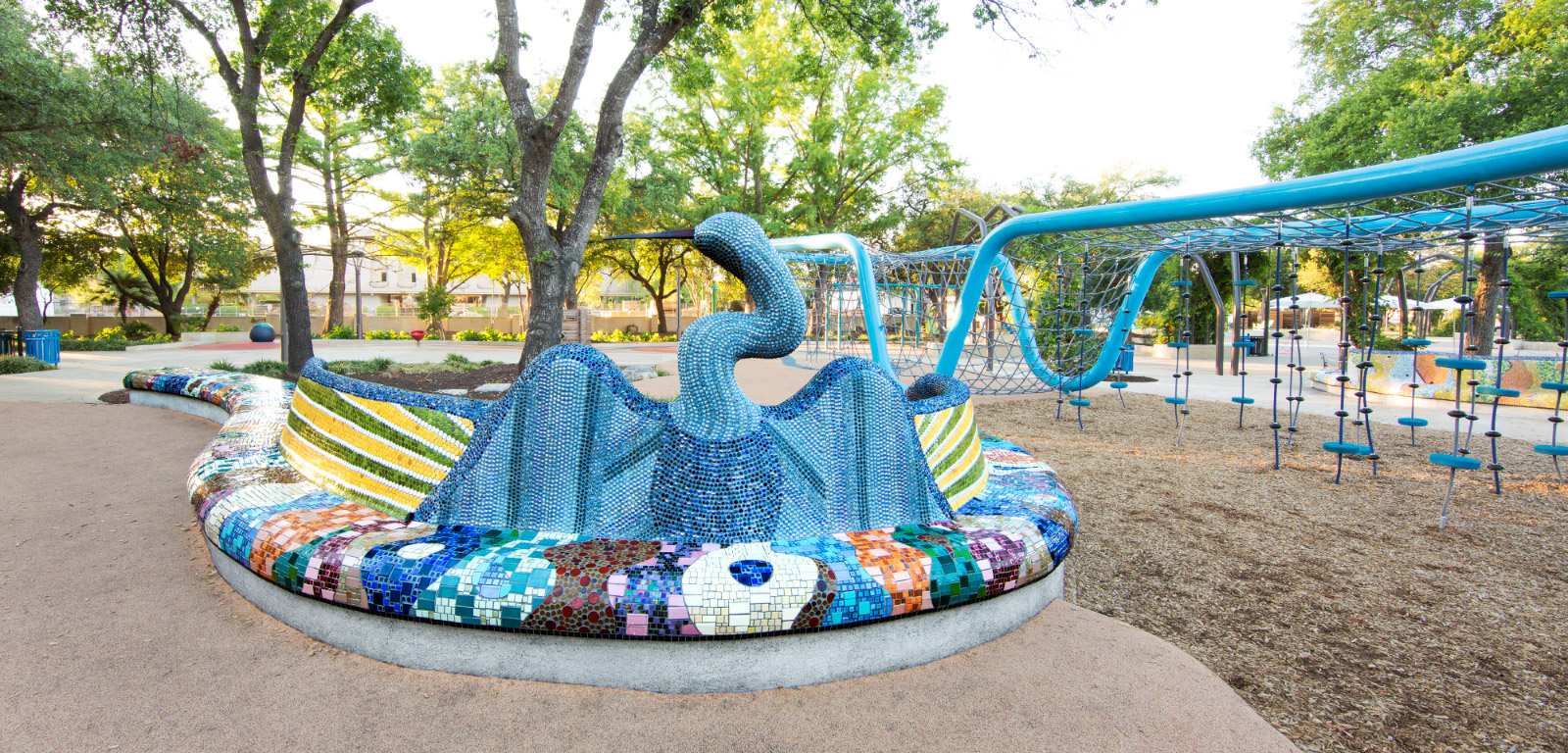 The World's Fair Grounds in San Antonio gets a playful facelift courtesy of  MIG