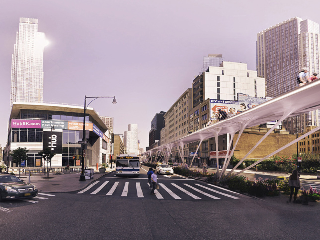 Buro Ehring envisions a bike path network that would span all of NYC