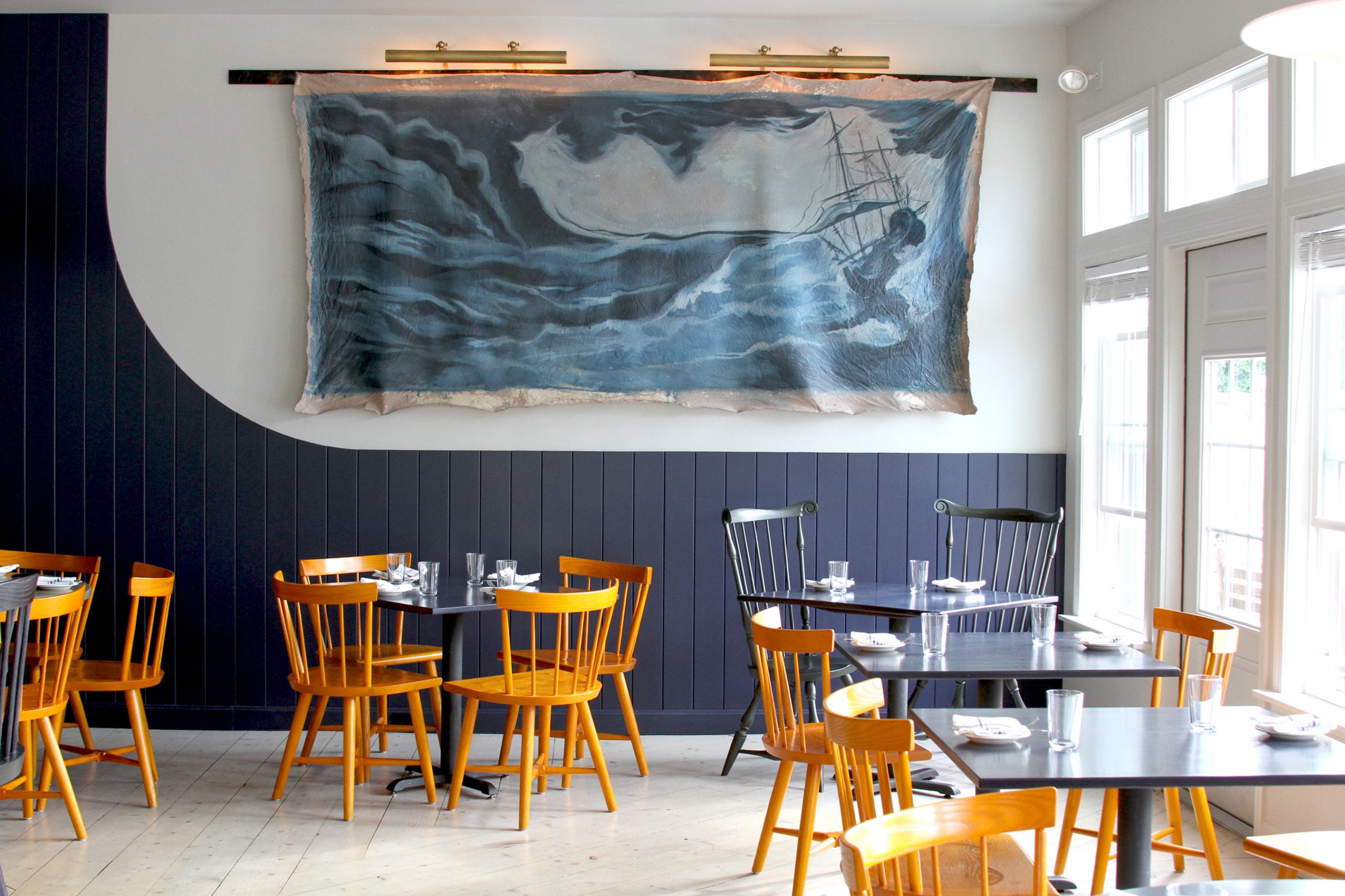 Interior of a restaurant in Providence