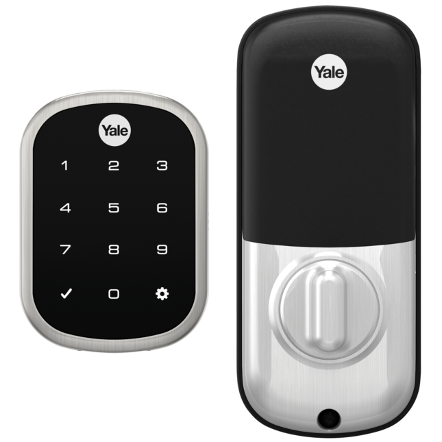 A touchpad and deadbolt electronic lock