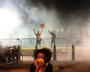 BLM protestors outside of white house