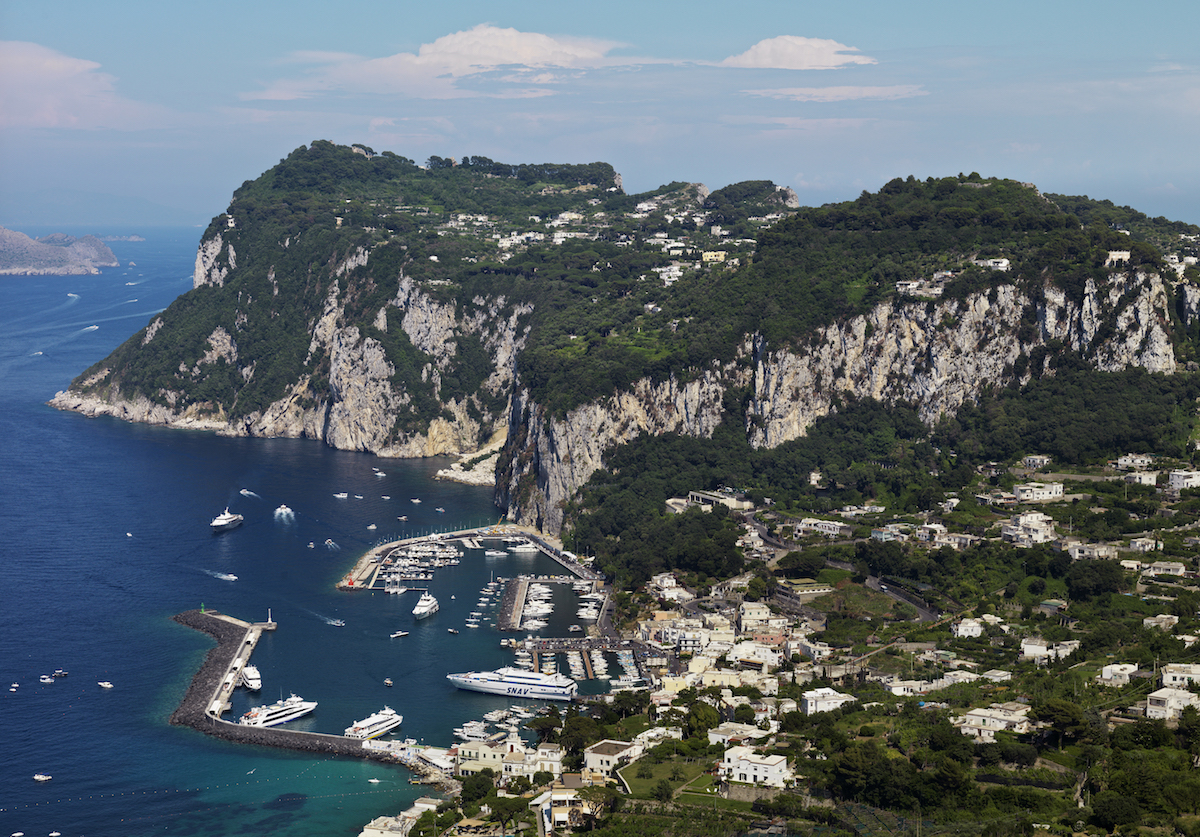 Capri's new electric substation serves as a nature-integrated