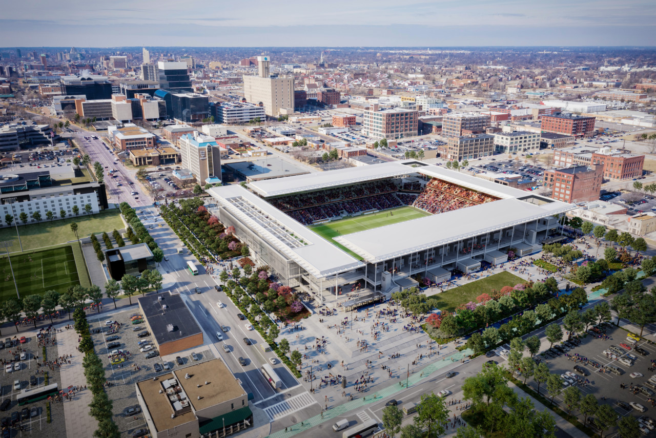 St. Louis CITY SC shares its updated plans for a downtown stadium district