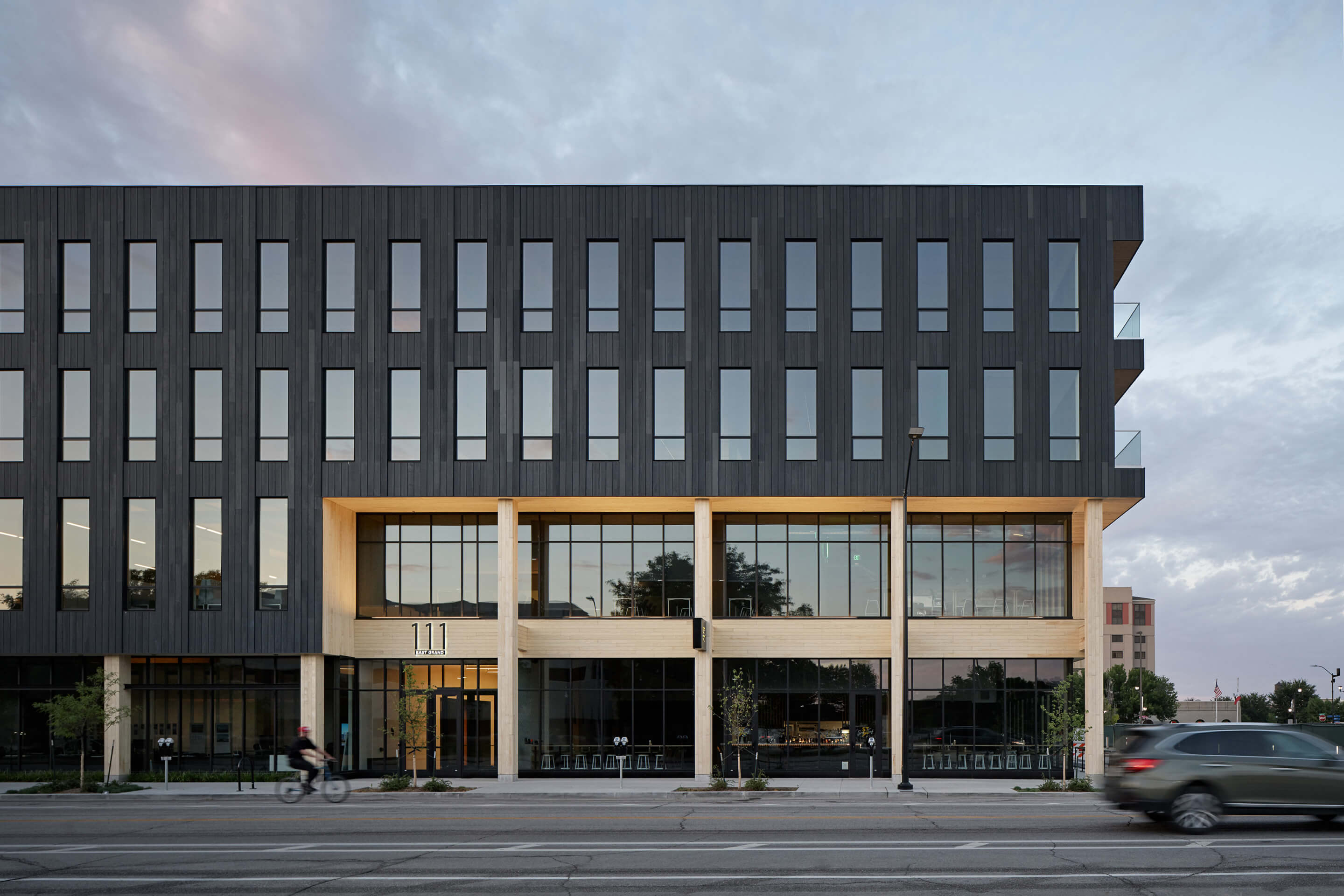 Neumann Monson s 111 East Grand brings innovations in mass timber to