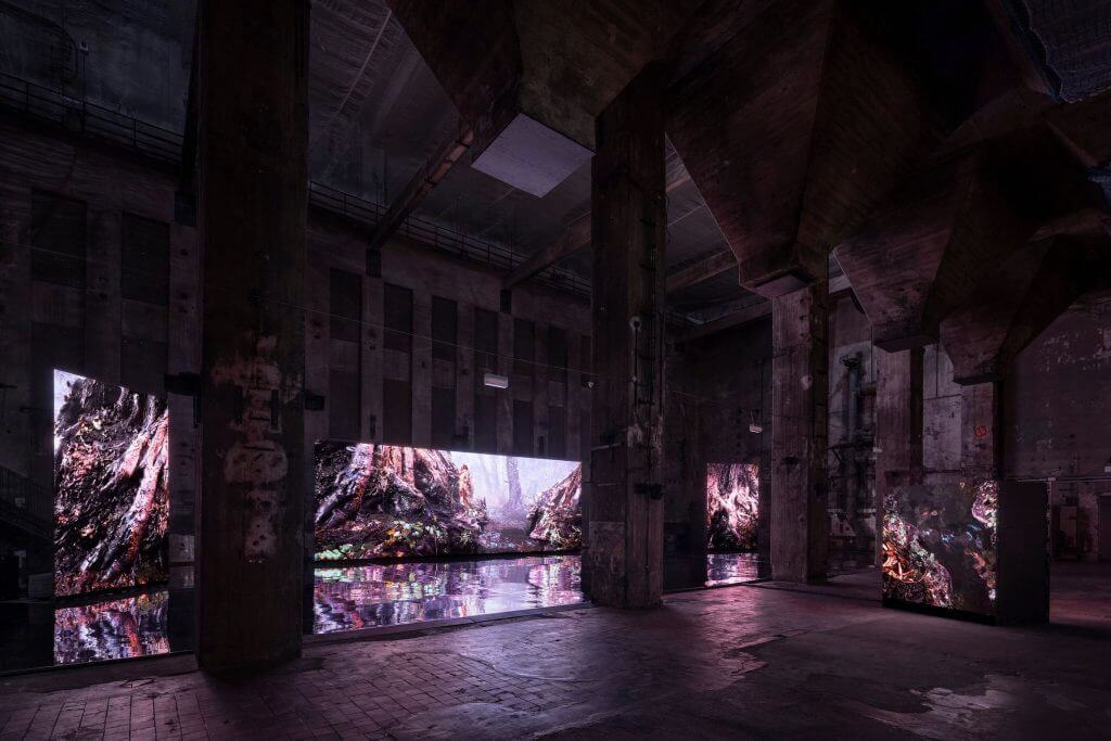 Berlin's famous Berghain nightclub gets transformed with hypnotic landscape  imagery