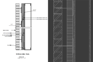 A wall assembly that will be presented at the Wagdy Anis Symposium on Building Science