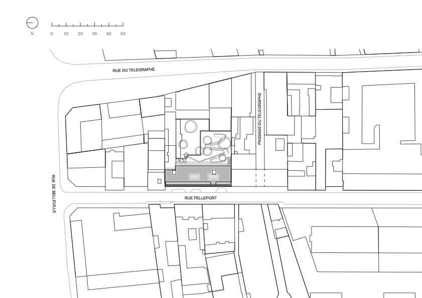 Site map drawing