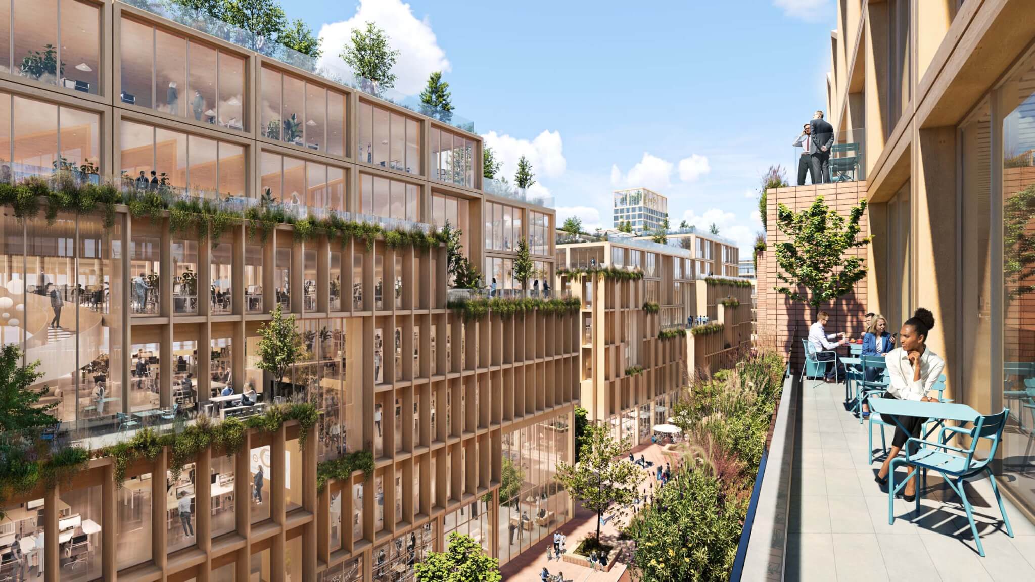 Henning Larsen and White Arkitekter unveil designs for Stockholm’s Wood ...