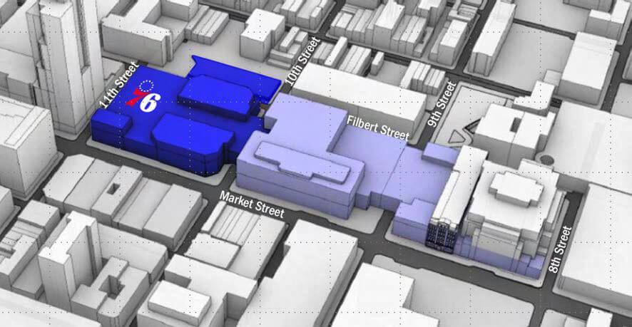 Sixers new arena proposal, 76 Place, would demolish part of Fashion  District in Philadelphia