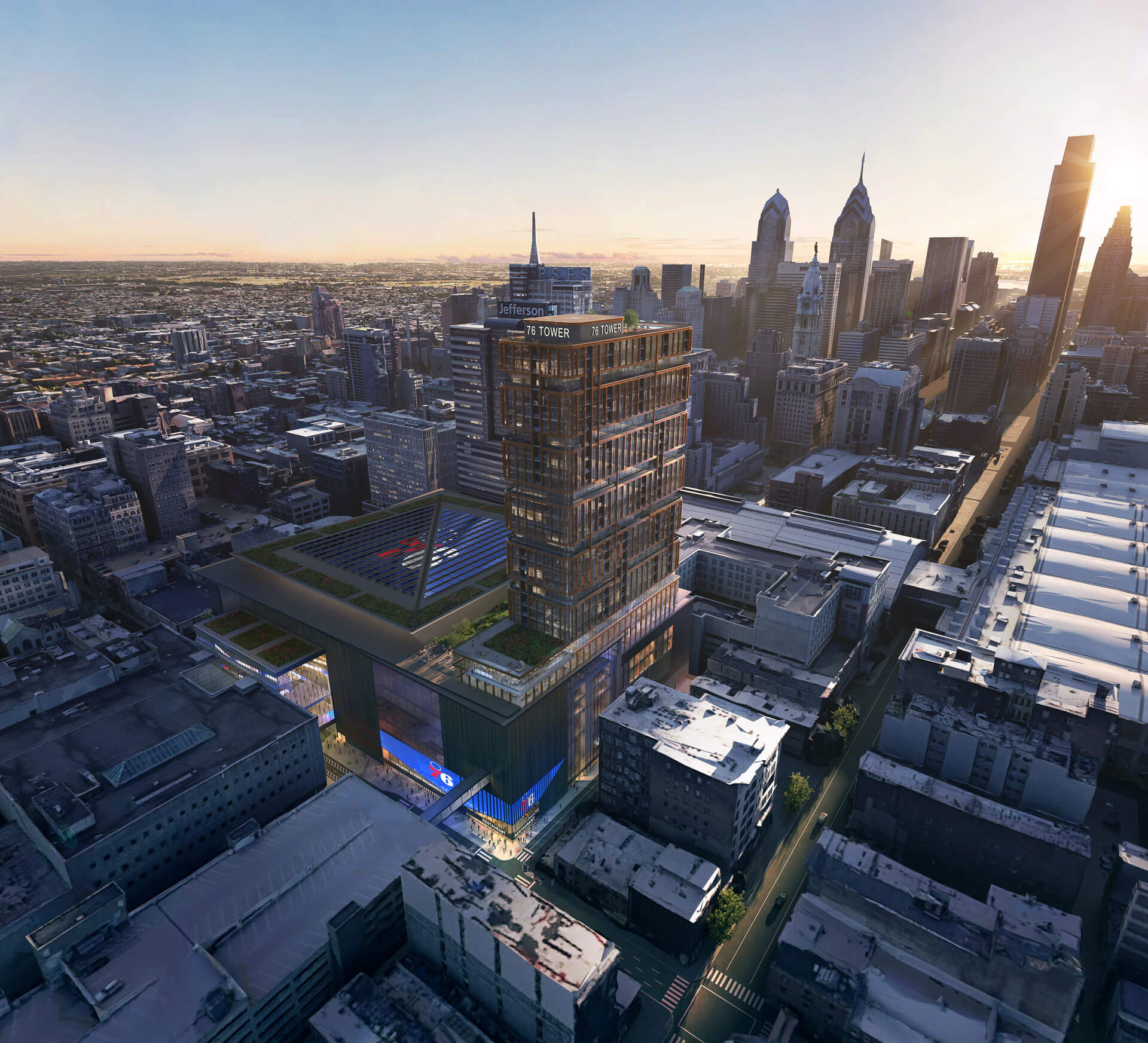 As Comcast Spectacor and the Flyers near completion of transforming Wells  Fargo Center upgrades, HBSE's Sixers are considering a long-term plan for  their own building