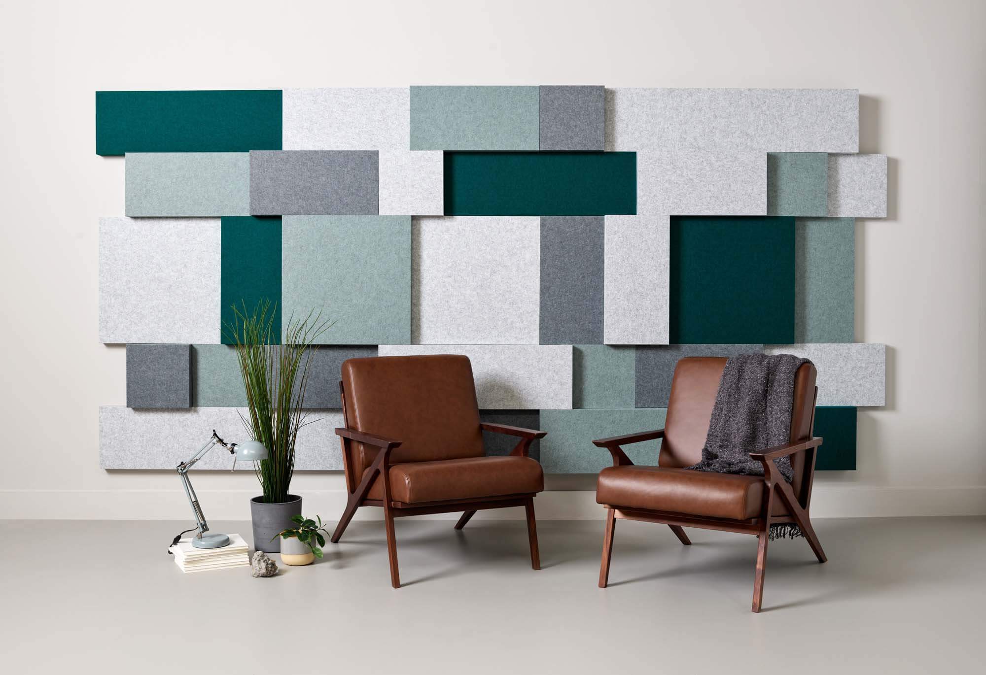 Sola Felt block wall panels