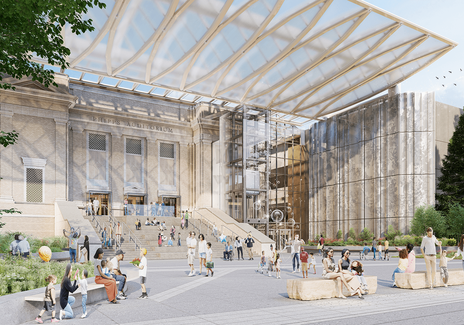 Open Studio Architecture is renovating the East Wing and Plaza at Denver Museum of Nature & Science