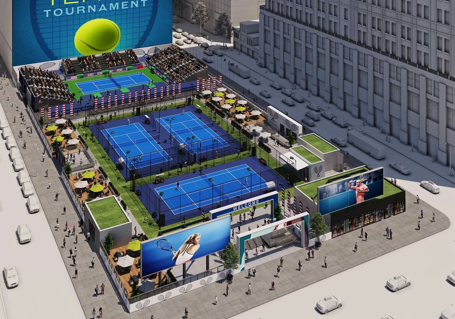 Politicians and housing advocates respond to Vornado’s plan to bring tennis courts to former Hotel Pennsylvania site