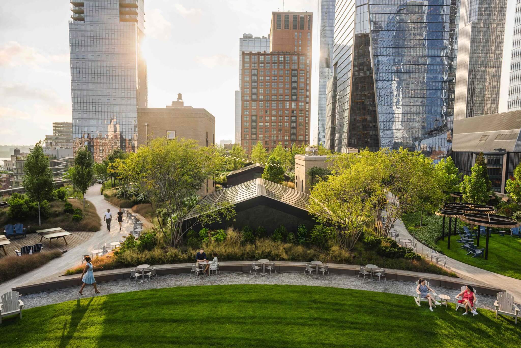 New York’s historic USPS center Morgan North gets a contemporary expansion with an undulating rooftop park