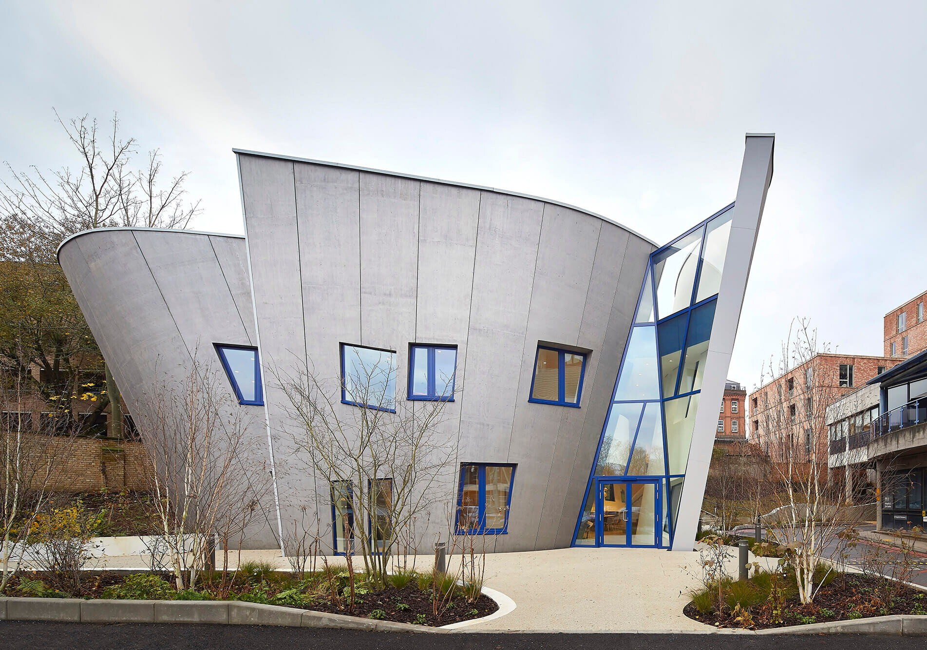 Studio Libeskind’s sculptural Maggie’s Centre at Royal Free Hospital opens its doors in London