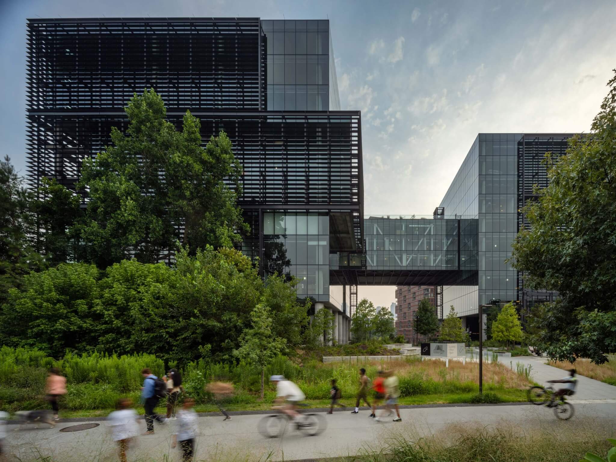 Olson Kundig faces an office building on Atlanta’s BeltLine with aluminum shades