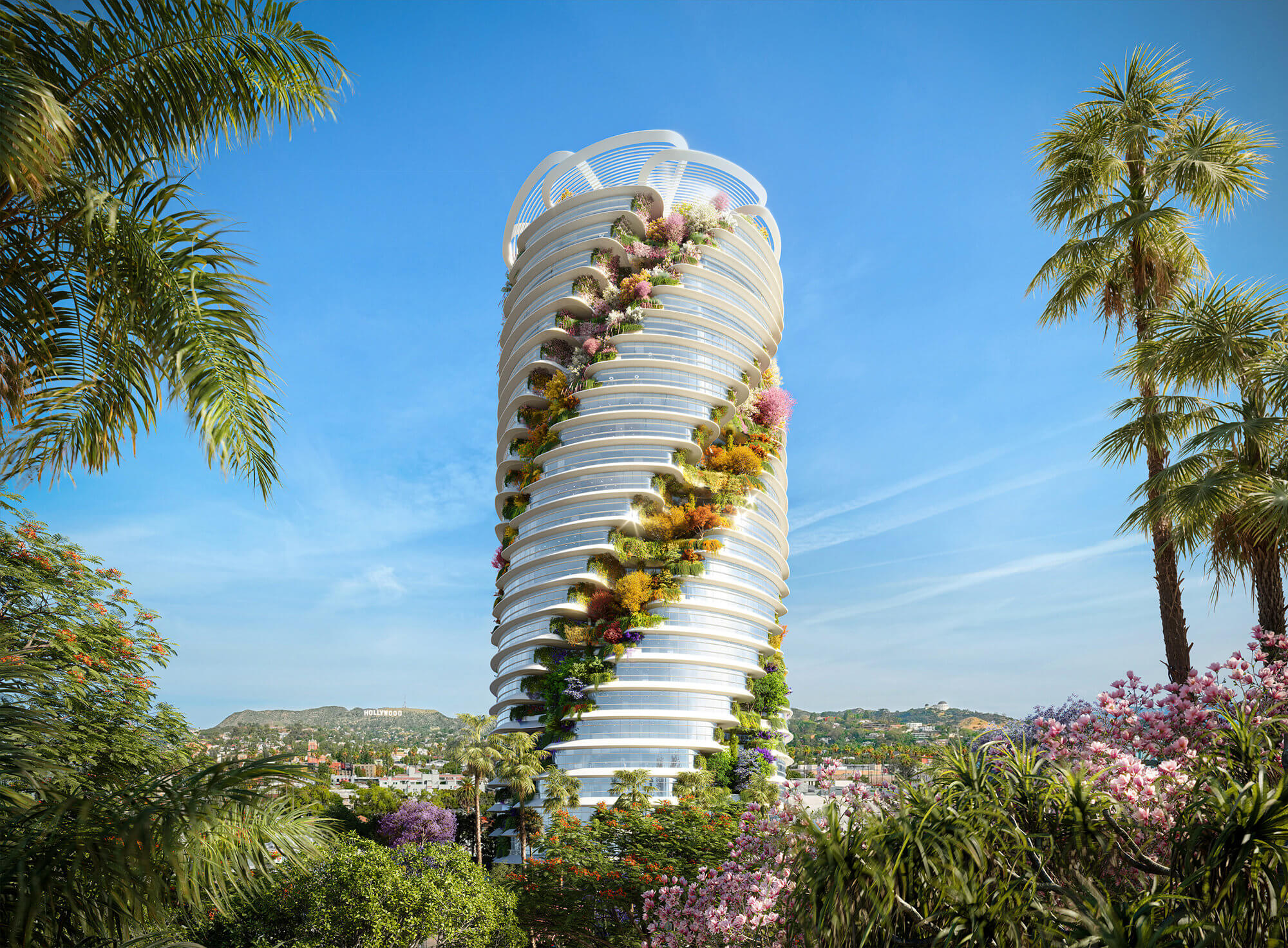 Foster + Partners unveil new design for the Star on Sunset Boulevard, replacing a previous concept by MAD Architects