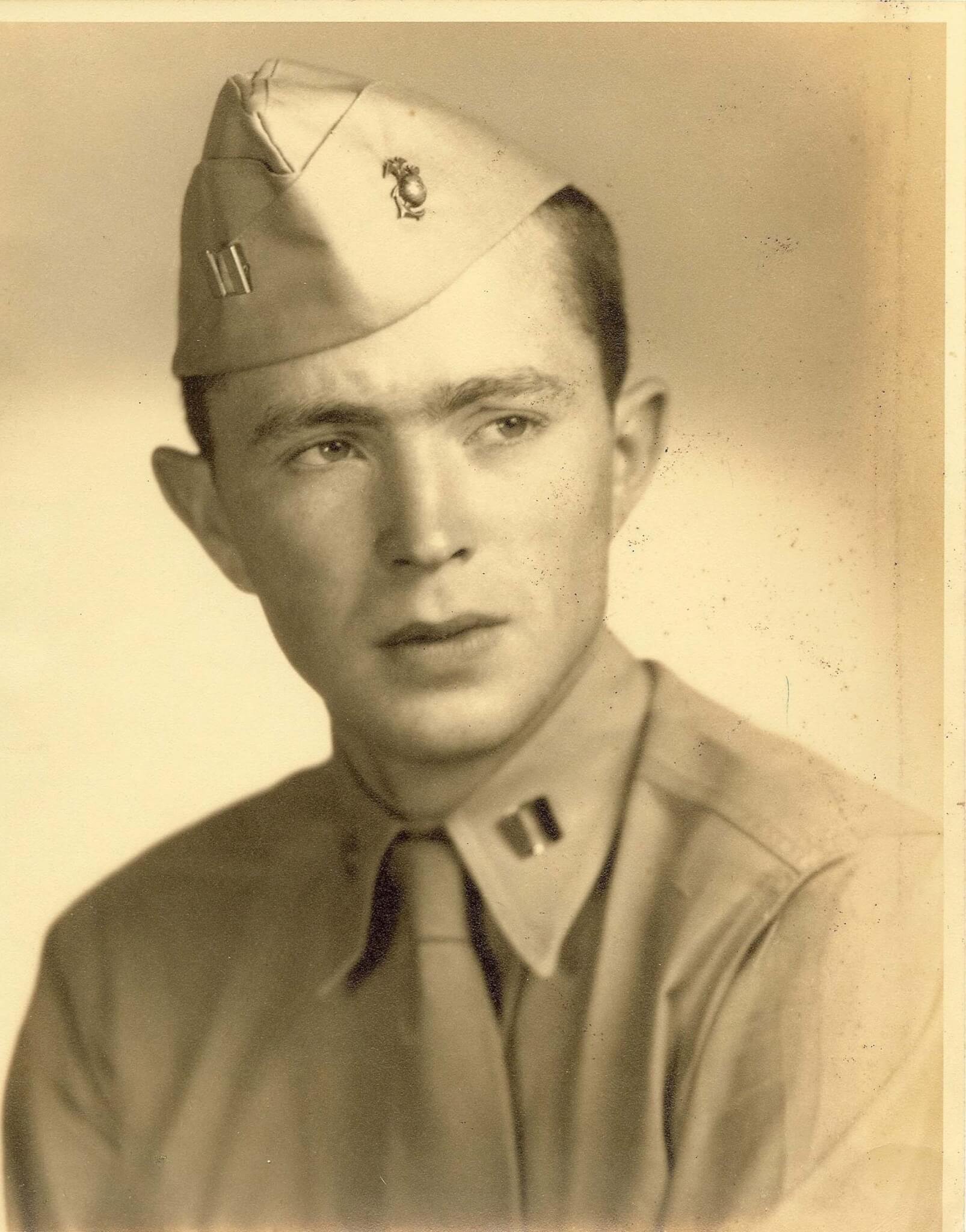 portrait of Scully in military uniform