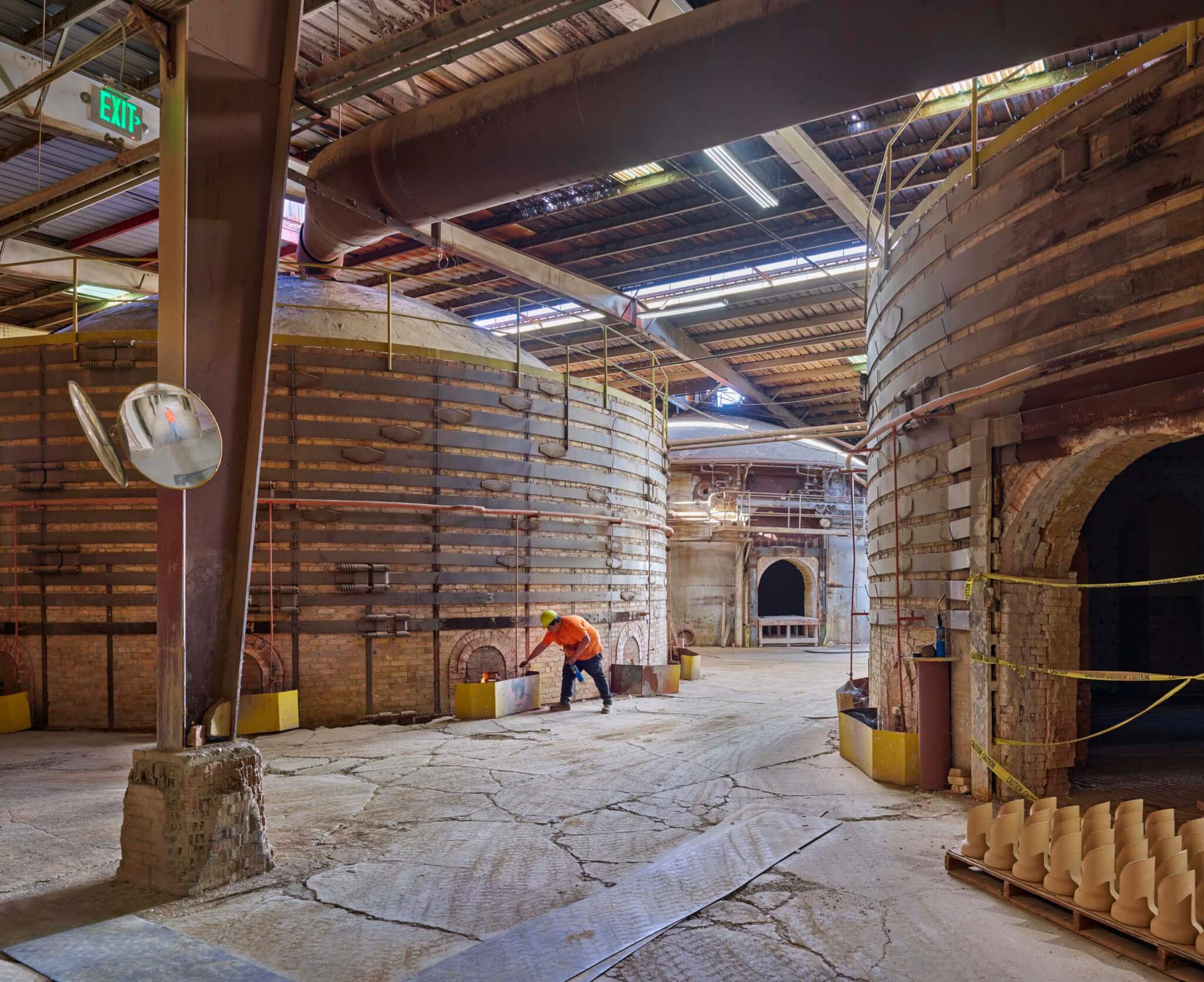large kilns in Gladding McBean Factory