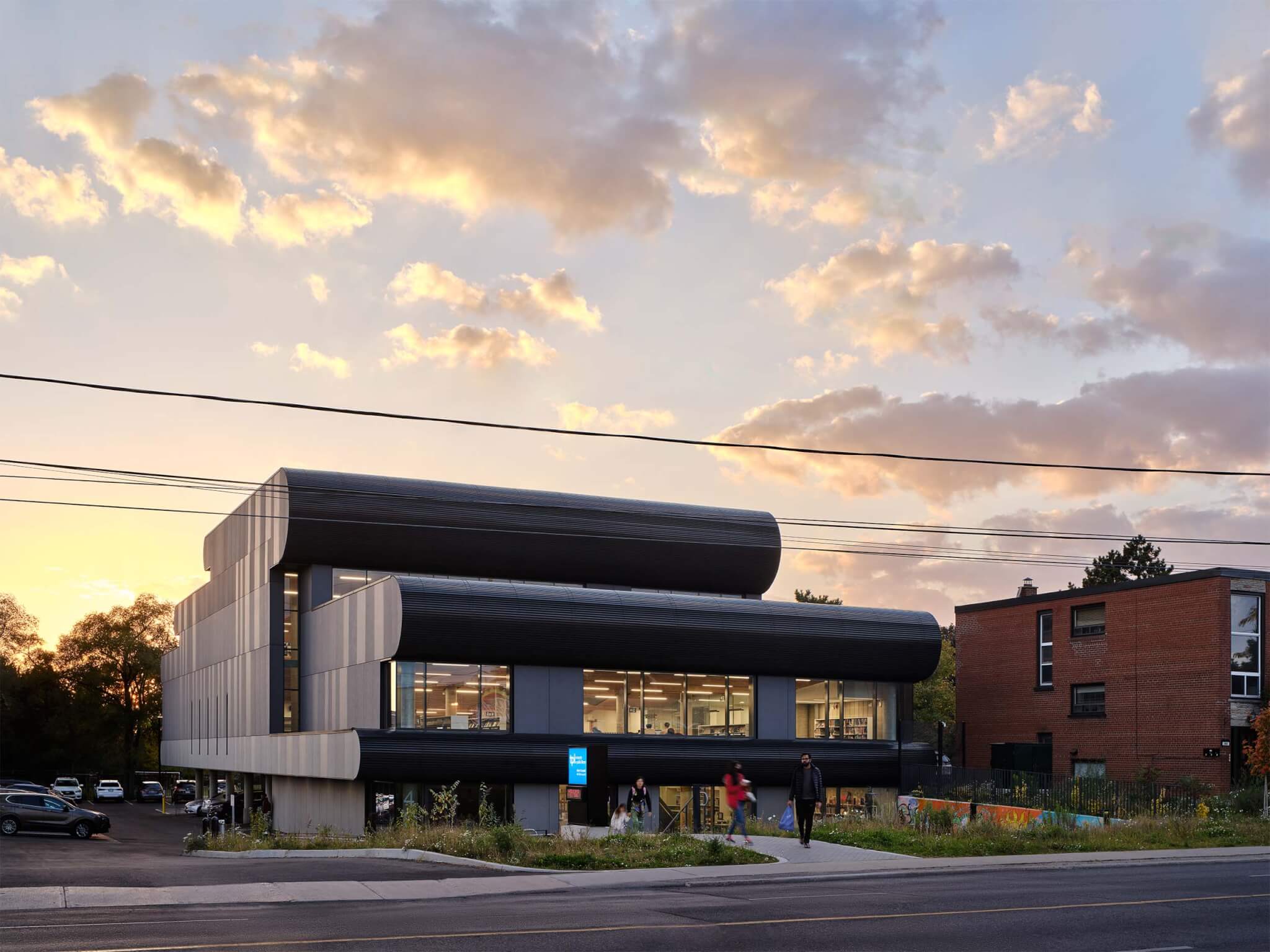 LGA Architectural Partners reclads a Brutalist library outside of Toronto