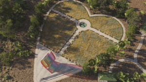 aerial view of Pulse shooting memorial