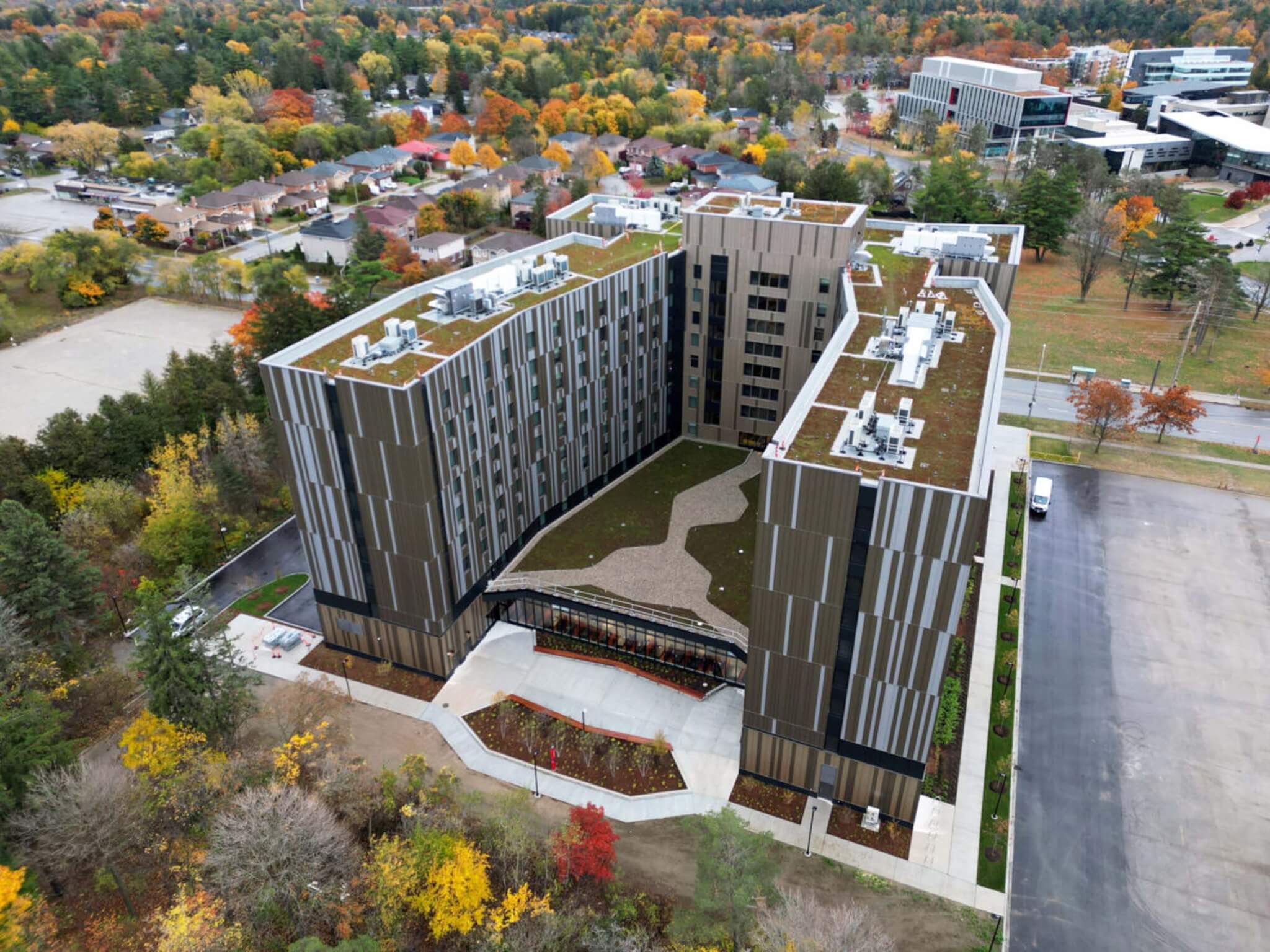 Handel Architect's Harmony Commons features a central courtyard. 