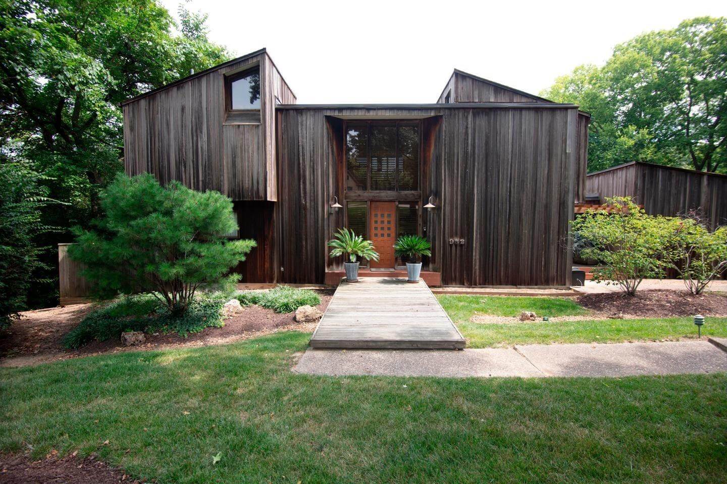 wood shingled house designed by Fleming