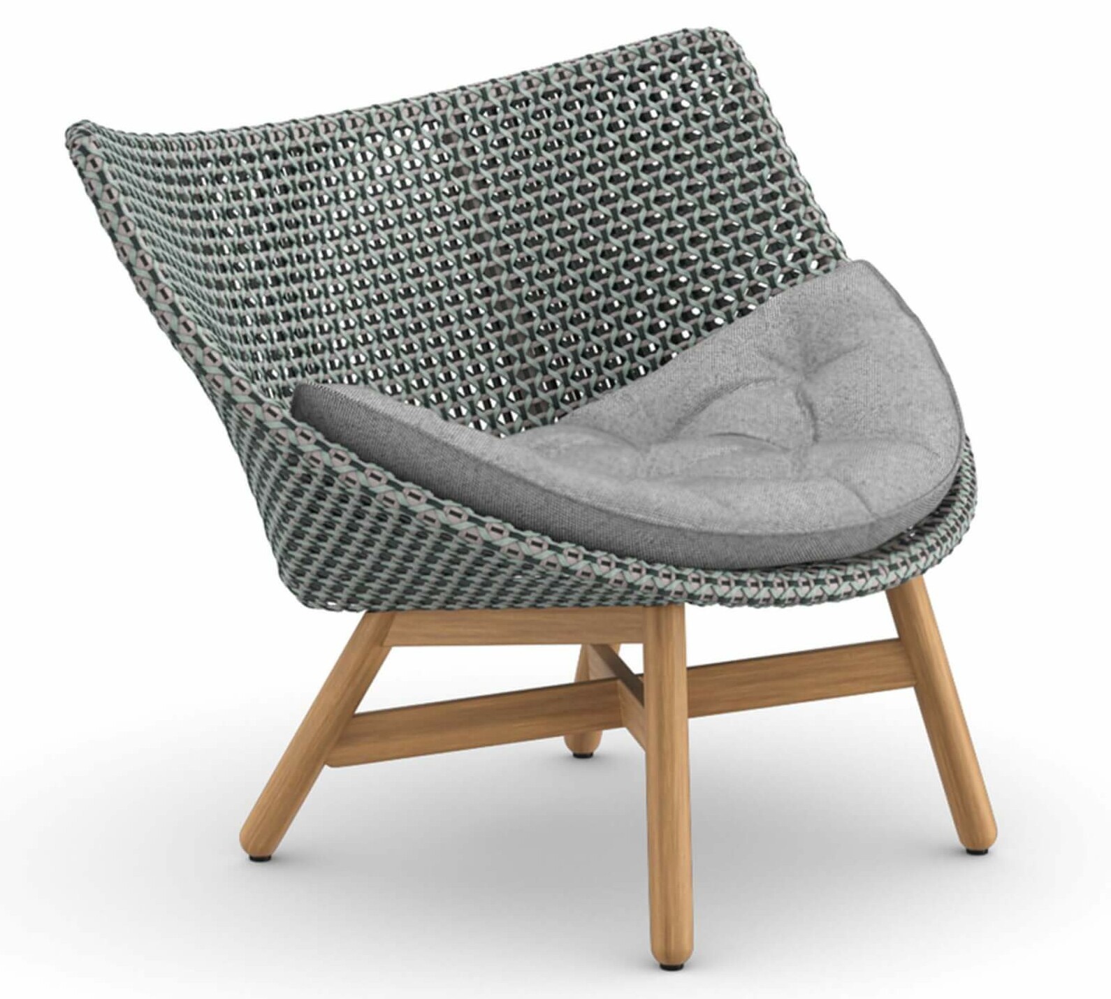 gray chair with cushion